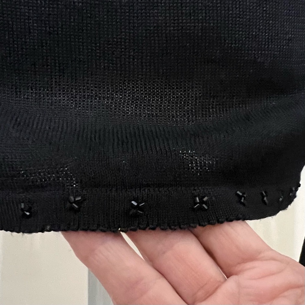 Vintage Belford for Saks Fifth Avenue Beaded Sweater Evening - Picture 7 of 9